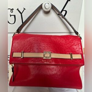 Kate Spade Red Leather Women's Bag